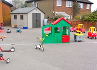 nursery02 Woldingham Nursery Class Outdoor Play Area