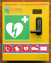 Defibrillator machine