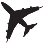 Airplane silhouette